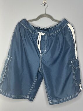 Kavu Men Stretch Board Swimming Trunks Shorts Pockets blue XL